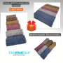 ETEHOMETEX JAKARLI SOFT 6'LI 50x90cm HAVLU SETİ 8696474231835